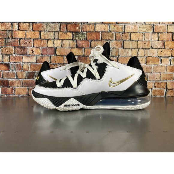 Nike LeBron 17 Low Metallic Gold Basketball Shoes Men's Size 6 Women's Size 7.5 - Picture 6 of 9